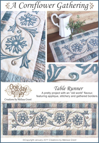 A Cornflower Gathering Pattern Cover 2 One Day In May