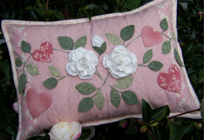 One Day In May As Roses Bloom ~ Cushion1
