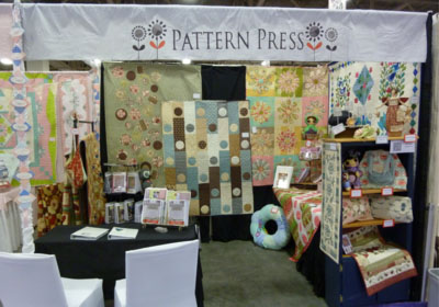 One Day In May on the Pattern Press stand at International Quilt Market 2
