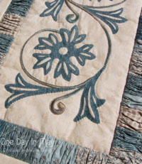 A Cornflower Gathering - Table Runner One Day In May 8