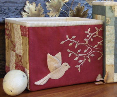 Birds Of The Meadow 4 ~ Fabric Storage Boxes - One Day In May
