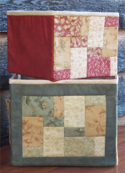 Birds Of The Meadow 5~ Fabric Storage Boxes - One Day In May