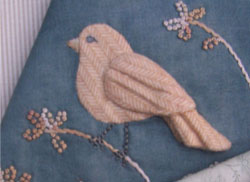 Bird applique One Day In May