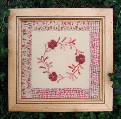A Wreath For All Seasons ~ Framed Block - One Day In May, Creations by Melissa Grant