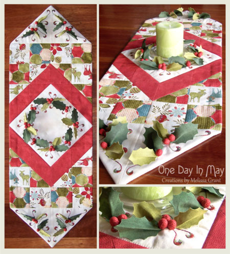 Deck The Halls ~ Table Runner combination