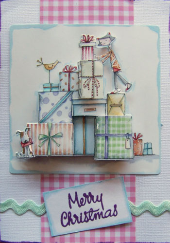 Handmade Christmas card from Jenny S 2011