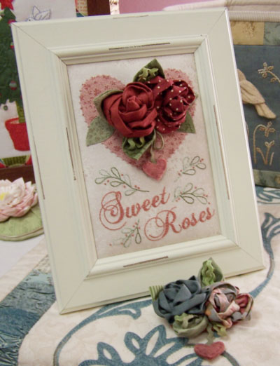 Sweet Roses ~ Brooch and Display 2