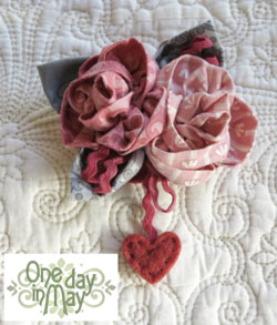 Sweet Roses Brooch ~ One Day In May