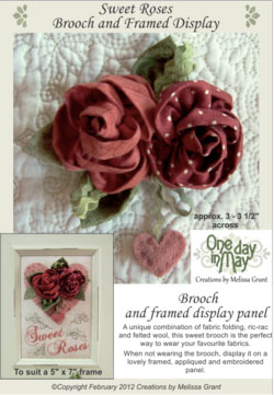 Sweet Roses ~ pattern cover pic
