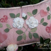 As Roses Bloom cushion - One Day In May