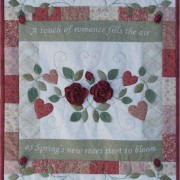 As Roses Bloom small quilt - One Day In May