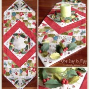 Deck the Halls Table Runner - collage One Day In May