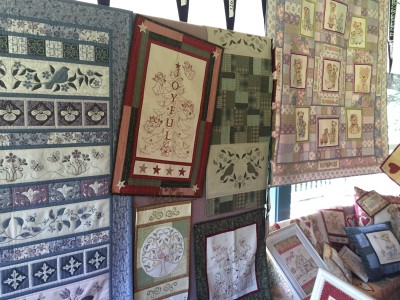 One Day in May and Libby's new quilt at Quilt In 2015