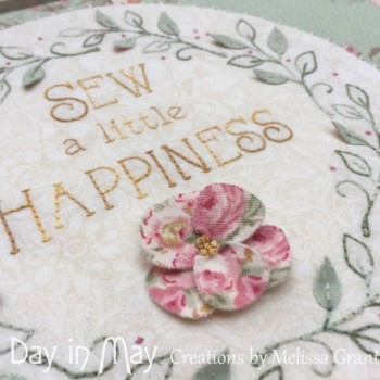 Sew Tidy - dimensional flower and leaves