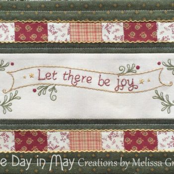 Let There be Joy - Christmas table mat