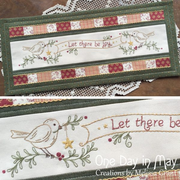 Let There be Joy - Christmas table mat