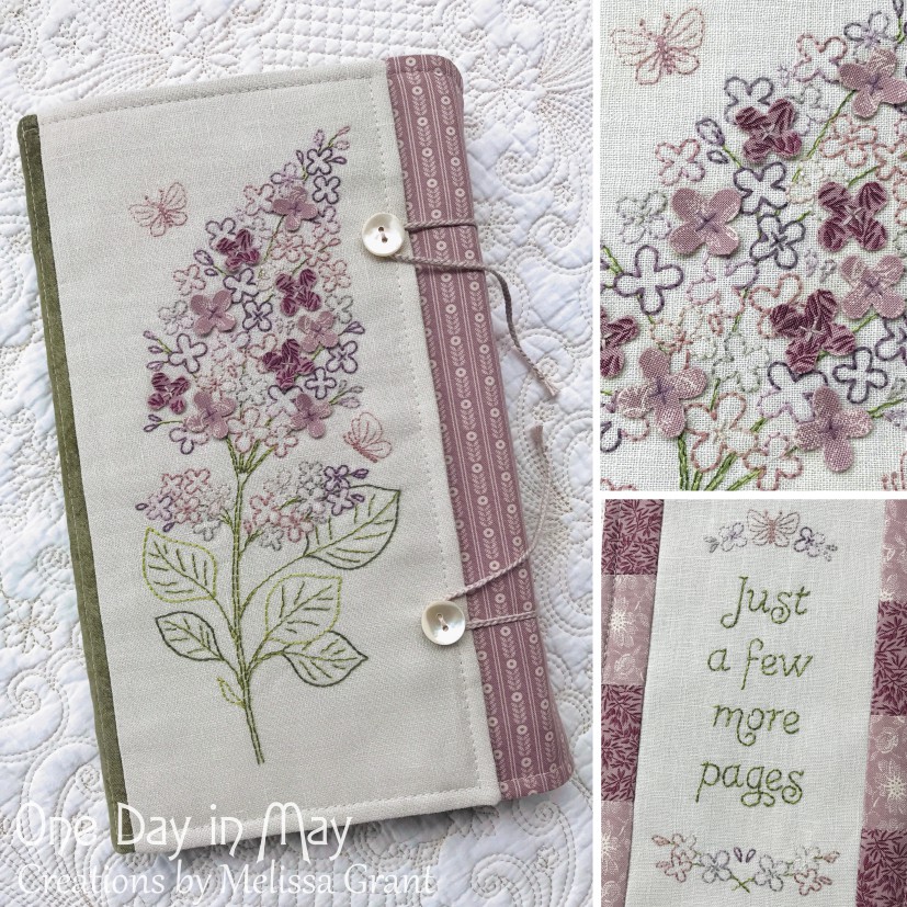 Sweet Lilacs ~ book wrap